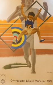 1972 Munich Summer Olympic Poster / Peter Phillips