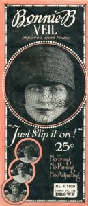 1920年代フランス製ベール シルクの刺繍入り