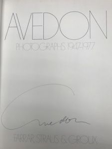 「Avedon PHOTOGRAPHS 1947-1977 / Richard Avedon」画像1
