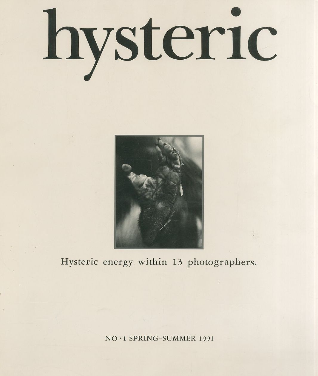「hysteric No.1 SPRING-SUMMER 1991 / 綿谷修, 奈良原一高, 他」メイン画像