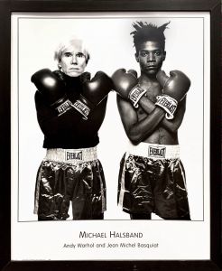 バスキア,アンディ・ウォーホル ポスター／マイケル・ハルズバンド（Andy Warhol and Jean Michel Basquiat Poster／Michael Halsband)のサムネール