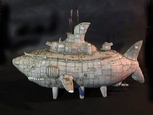 鮫型潜水艦／田崎太郎（Shark Shaped Submarine／Taro Tasaki)のサムネール