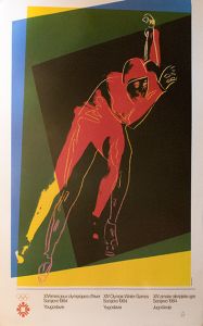 1984年 冬季 サラエボ オリンピックポスター／アンディ・ウォーホル（1984 Sarajevo Winter Olympic Poster／Andy Warhol)のサムネール