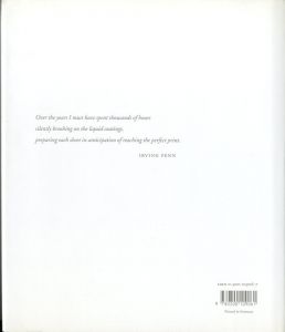 「Irving Penn Platinum Prints / Irving Penn」画像1