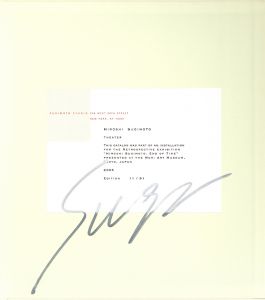 「【Signed】HIROSHI SUGIMOTO THEATER with Archival Pigment Print 1 piece / Hiroshi Sugimoto」画像3
