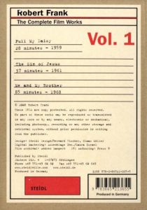「Robert Frank: The Complete Film Works Vol. 1, 2, 3 / Robert Frank」画像1