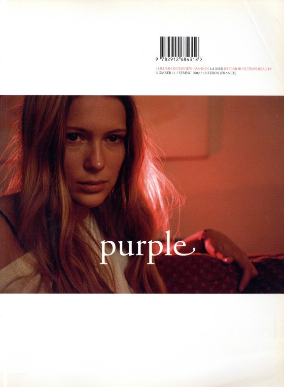 「purple no.11 Spring 2002 / Author: :Olivier Zahm, Elein Fleiss Art Director:Makoto Oorui」メイン画像