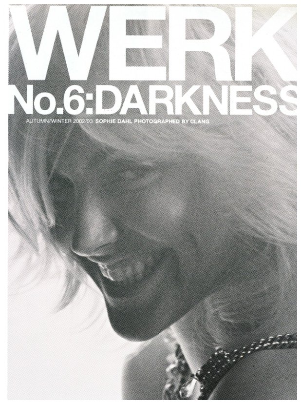 「WERK Magazine : No.6 Darkness / Author: Theseus Chan」メイン画像