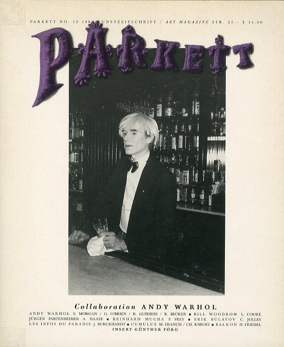 「Parkett No.12 / Andy Warhol」メイン画像