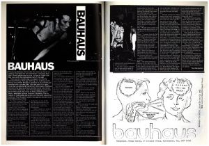 「Bauhaus: 64 pages of Rare Photos, Interviews, Facts and Articles / Unknown」画像1