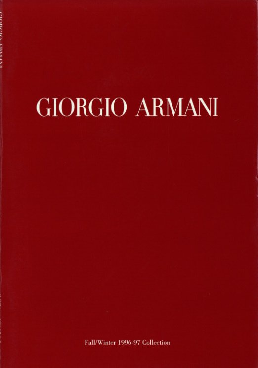 「Giorgio Armani Fall / Winter 1996-1997 Collection Catalog / Photo: Peter Lindbergh Art Director: Rosanna Armani」メイン画像