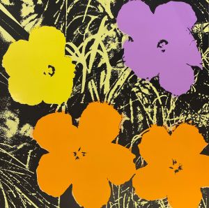 アンディ・ウォーホル　サンデー B. モーニング　フラワーズ(C)／アンディ・ウォーホル（Andy Warhol Sunday B. Morning Flowers(C)／Andy Warhol)のサムネール