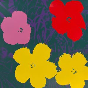 アンディ・ウォーホル　サンデー B. モーニング　フラワーズ(D)／アンディ・ウォーホル（Andy Warhol Sunday B. Morning Flowers(D)／Andy Warhol)のサムネール