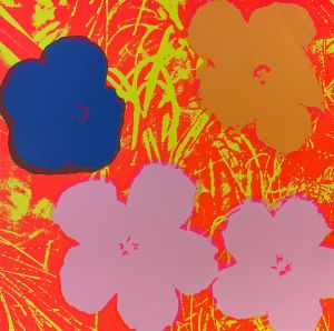 アンディ・ウォーホル　サンデー B. モーニング　フラワーズ(E)／アンディ・ウォーホル（Andy Warhol Sunday B. Morning Flowers(E)／Andy Warhol)のサムネール