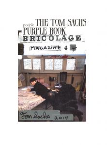 people THE TOM SACHS PURPLE BOOK / Tom Sachs