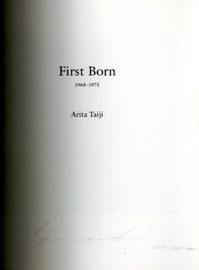 「First Born / 写真：有田泰而　編・プリント：上田義彦」画像1