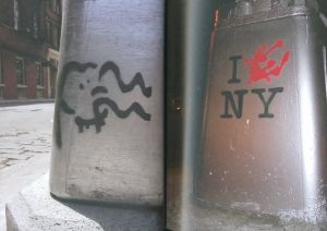 「I NY New York Street Art / Kelly Burns」画像1