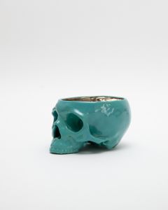 「お茶碗 TURQUOISE × SILVER / 丸岡和吾」画像1