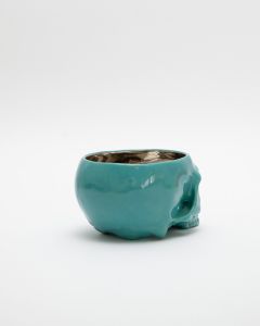「お茶碗 TURQUOISE × SILVER / 丸岡和吾」画像3