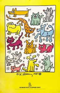 キース・ヘリング　1987年 ポスター／キース・ヘリング（KEITH HARING 1987 Poster／Keith Haring)のサムネール