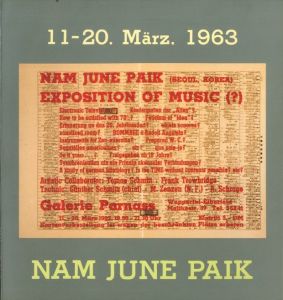 11-20. März. 1963 NAM JUNE PAIKのサムネール