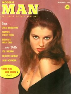 「1964 MODERN MAN: THE ADULT PICTURE MAGAZINE (Set of 8 Issue) / Pin up: Brigitte Bardot and more.」画像7