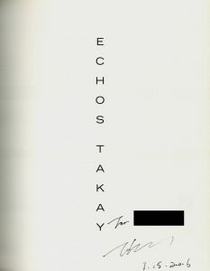 「ECHOS / TAKAY」画像1