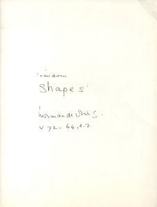 Random Shapes Herman De Vries V72-64, A-Jのサムネール