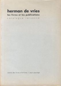 herman de vries: les livres et les publications / Edit: Didier Mathieu