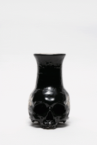 PAINTED SKULLPTURE 壺 / 丸岡和吾