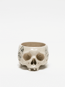 PAINTED SKULLPTURE 植木鉢 / 丸岡和吾