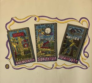 「時計 / 著：川上澄生　摺版：中村三次郎」画像10
