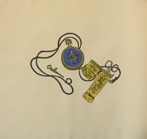 「時計 / 著：川上澄生　摺版：中村三次郎」画像6