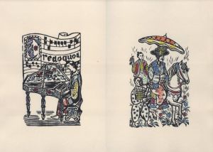 「安土の信長　復刻版　番外10部本 / 著：川上澄生　版画：岩瀬考一　筆彩：川上不尽」画像3