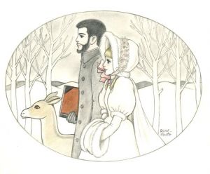 内藤ルネ 肉筆画／内藤ルネ（Rune Naito Hand Painted／Rune Naito)のサムネール