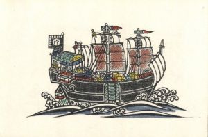 「御朱印船 / 著：川上澄生」画像6