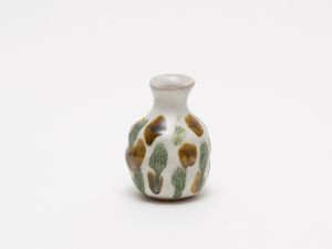 「マット三彩 一輪挿し / 村田言恵」画像1