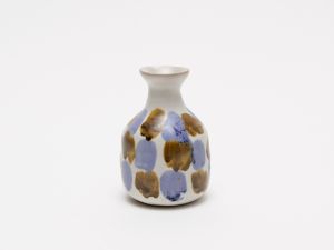 「マット藍三彩 一輪挿し / 村田言恵」画像1