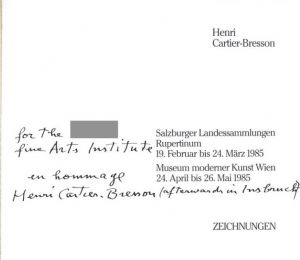 「Zeichnungen / Illustration: Henri Cartier-Bresson　」画像1