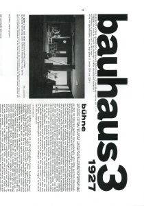 「bauhaus jornal 1926-1931 facsimile edition / Edit: Lars Müller Essay: Astrid Bähr」画像3