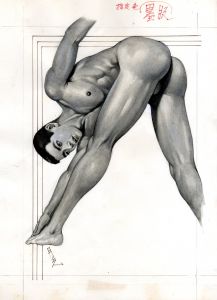 林月光　肉筆画　untitledのサムネール